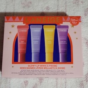 LANEIGE~ Glowy Lip Minis (4 Pieces)